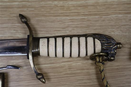 A Replica naval officers sword